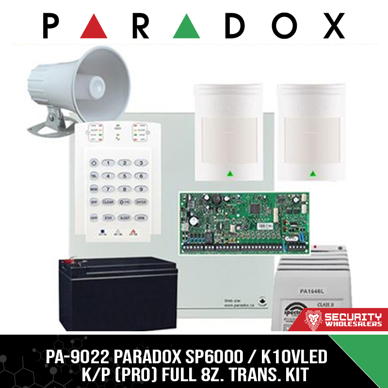 PA-9022 PARADOX SP6000 K10VLED KP (PRO) FULL 8Z. TRANS. KIT
