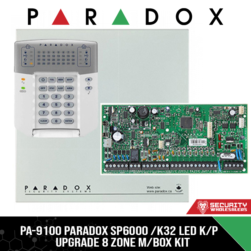 PA-9100 PARADOX SP6000 K32 LED KP UPGRADE 8 ZONE MBOX KIT