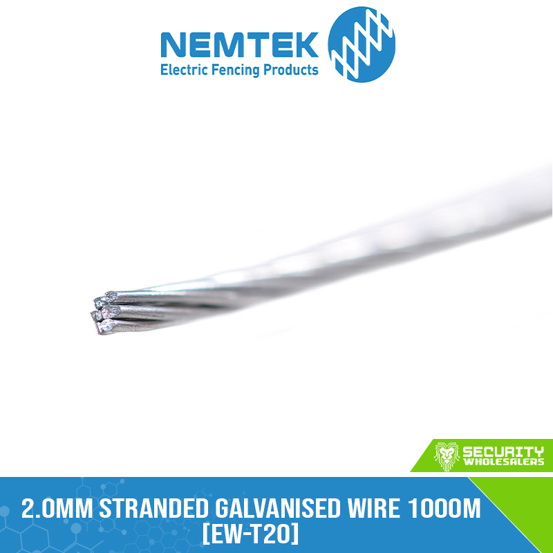2.0mm Stranded Galvanised Wire 1000m
