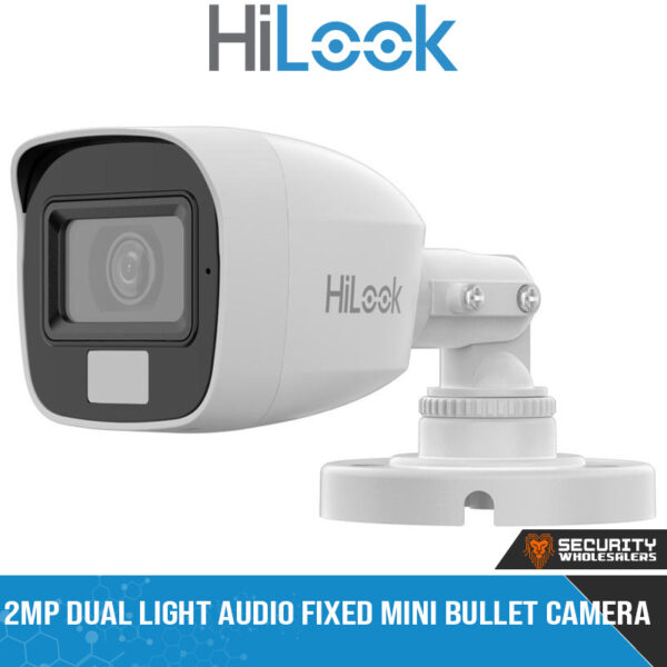 2MP Dual Light Audio Fixed Mini Bullet Camera (HIL001-LPS-THC-B127LPS)