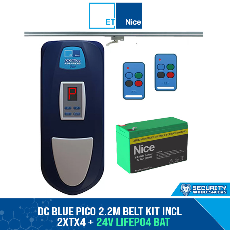 DC BLUE PICO 2.2M BELT KIT INCL 2xTX4 + 24V LiFePO4 BAT