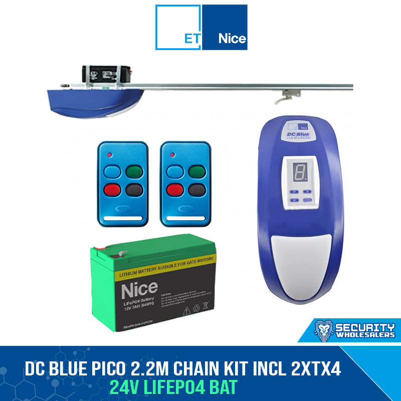 DC BLUE PICO 2.2M CHAIN KIT INCL 2xTX4 + 24V LiFePO4 BAT