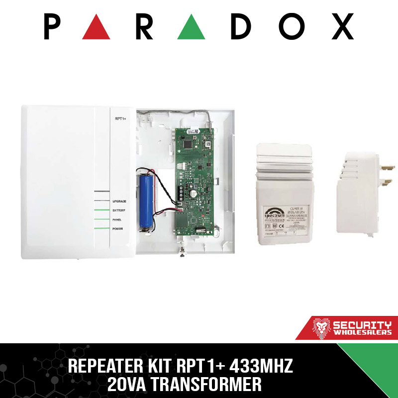 REPEATER KIT RPT1+ 433MHZ 20VA TRANSFORMER