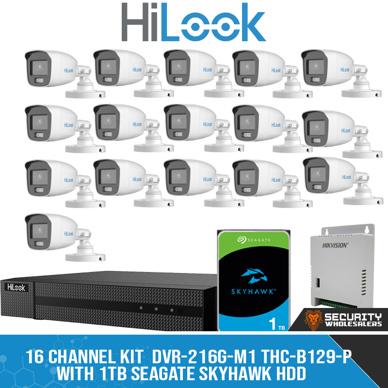 16 CHANNEL KIT DVR-216G-M1 THC-B129-P