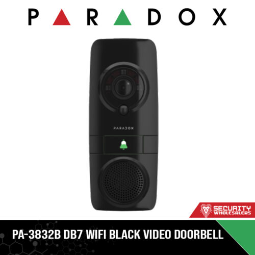 PA-3832B DB7 WIFI BLACK VIDEO DOORBELL
