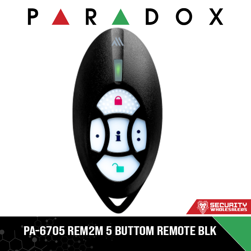 PA-6705 REM2M 5 BUTTOM REMOTE BLK