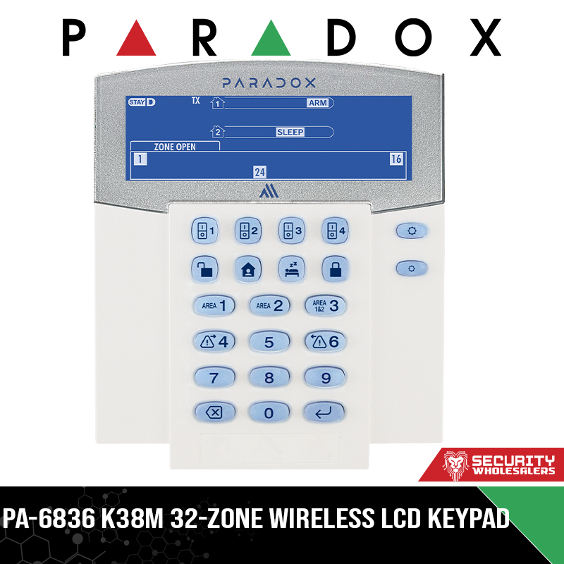 PA-6836 K38M 32-ZONE WIRELESS LCD KEYPAD