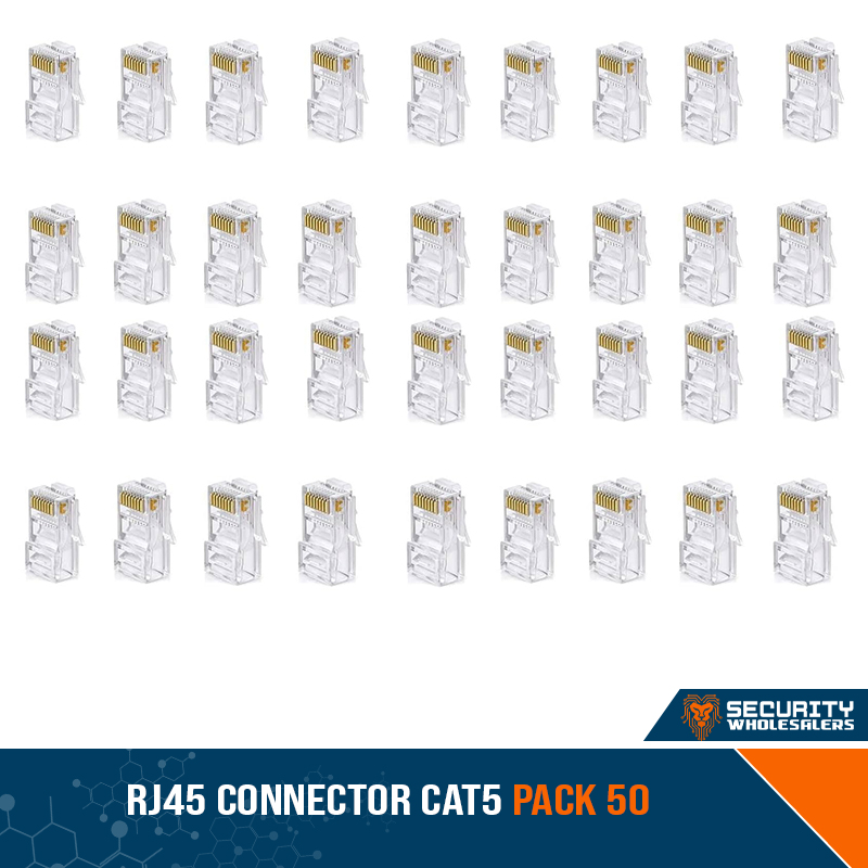RJ45 Connector Cat5 Pack 50