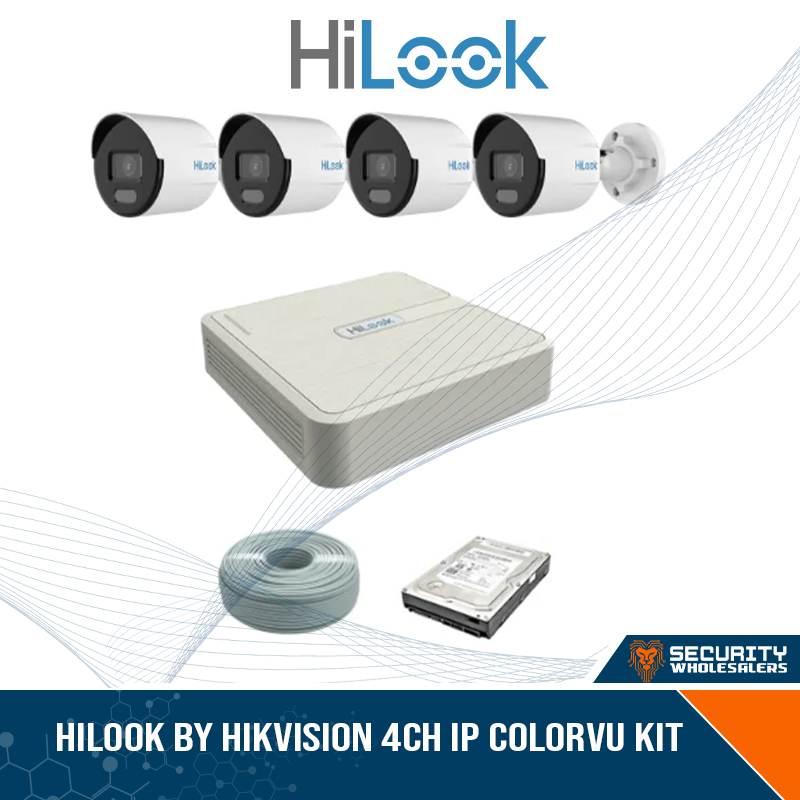 HiLook by Hikvision 4ch IP ColorVU Kit