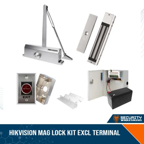 Hikvision Mag Lock Kit - Battery Back up - One Door Excl Terminal