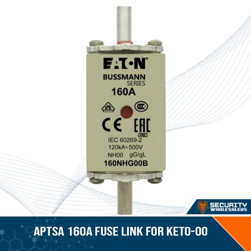 NHG00B-FUSE-160A | APTSA 160A fuse link for KETO-00, Provides Overcurrent Protection for Inverter-battery Systems Ideal for Usage with the NH00 Fuse Holder