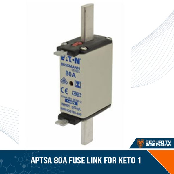 NHG1B-FUSE-80A | APTSA 80A fuse link for KETO 1, Provides Overcurrent Protection for Inverter-battery Systems, Ideal for Usage with the NH1 Fuse Holder