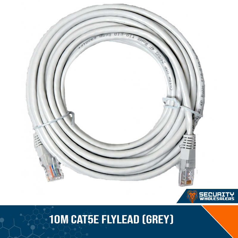 10m CAT5e Flylead (Grey)