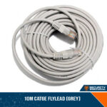 10m CAT6e Flylead (Grey)
