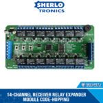 14-Channel Receiver Relay Expander Module Code-Hopping