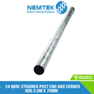 24 Wire Strainer Post End and Corner HDG 3.0m x 76mm [EY-CPR7620HD30]