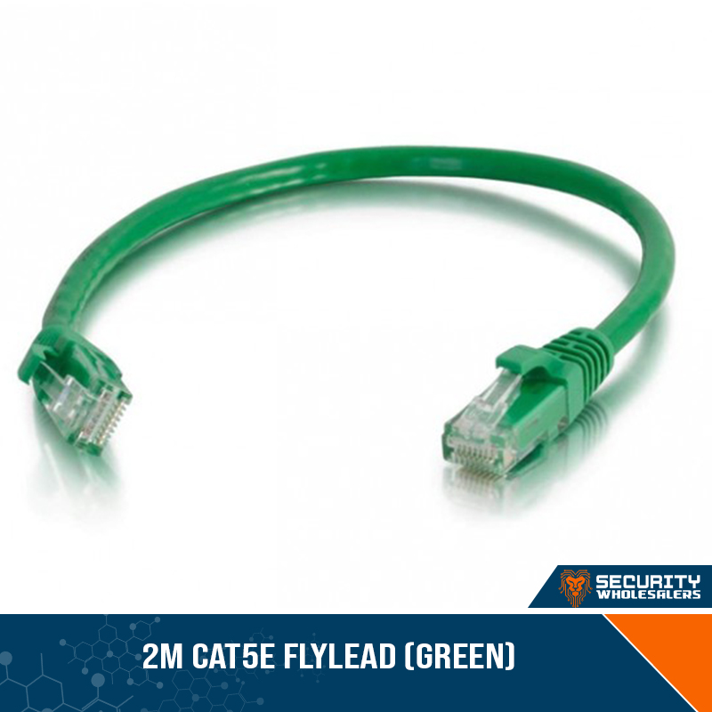 2m CAT5e Flylead (Green)