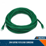 2m CAT6e Flylead (Green)