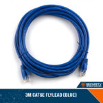 3m CAT6e Flylead (Blue)
