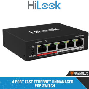 4 Port Fast Ethernet Unmanaged POE Switch (POE020)