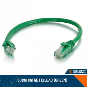 50cm CAT6e Flylead (Green)