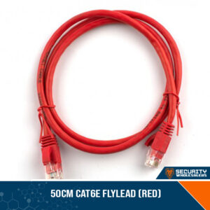 50cm CAT6e Flylead (Red)