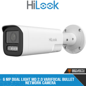 6 MP Dual Light MD 2.0 Varifocal Bullet Network Camera (HIL099-IPC-B660HA-LZU/SL)