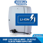 6A_LITHIUM - 6Amp 110V/240V AC Input - 3A Output 13,8V DC Power Supply Unit designed fo18A/H Lithium Batteries (Note: The Battery Is Not Supplied)