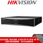 AcuSense 16ch NVR  4 SATA up to 10TB  up to 12MP recording   16/8 alarm IO (DS-7716NXI-I4/S_C)