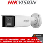 AcuSense 4MP bullet 2.8mm lens  up to 40m illumination (PANORAMIC) (DS-2CD2T46G2P-ISU/SL)