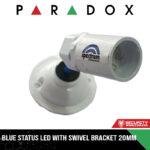 BLUE STATUS LED WITH SWIVEL BRACKET 20mm