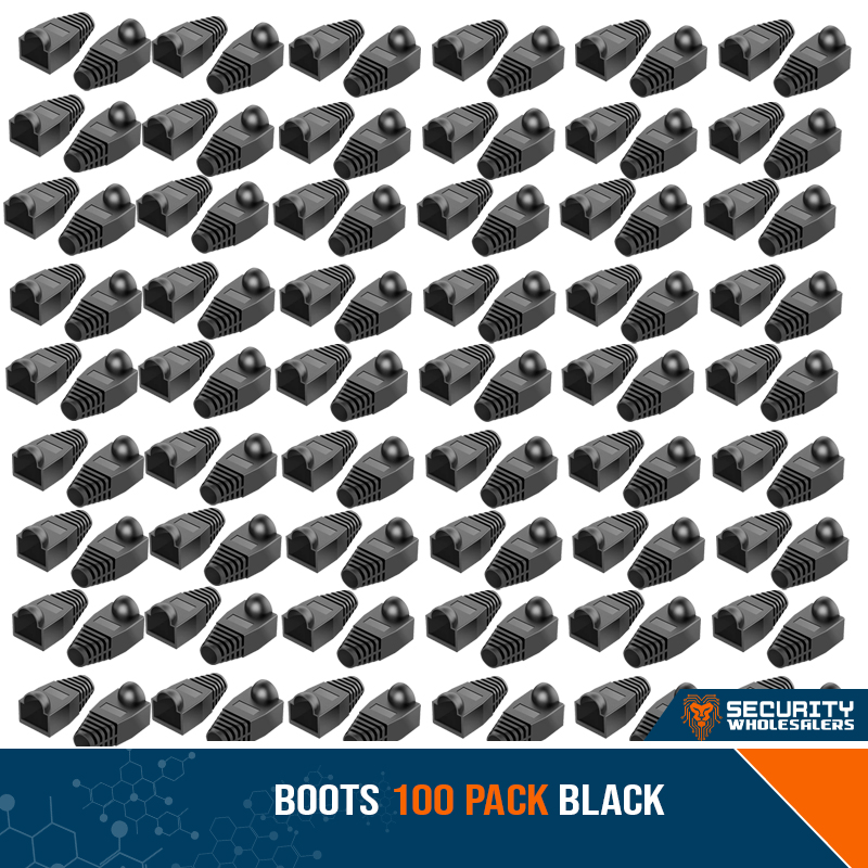 BOOTS 100 PACK BLACK