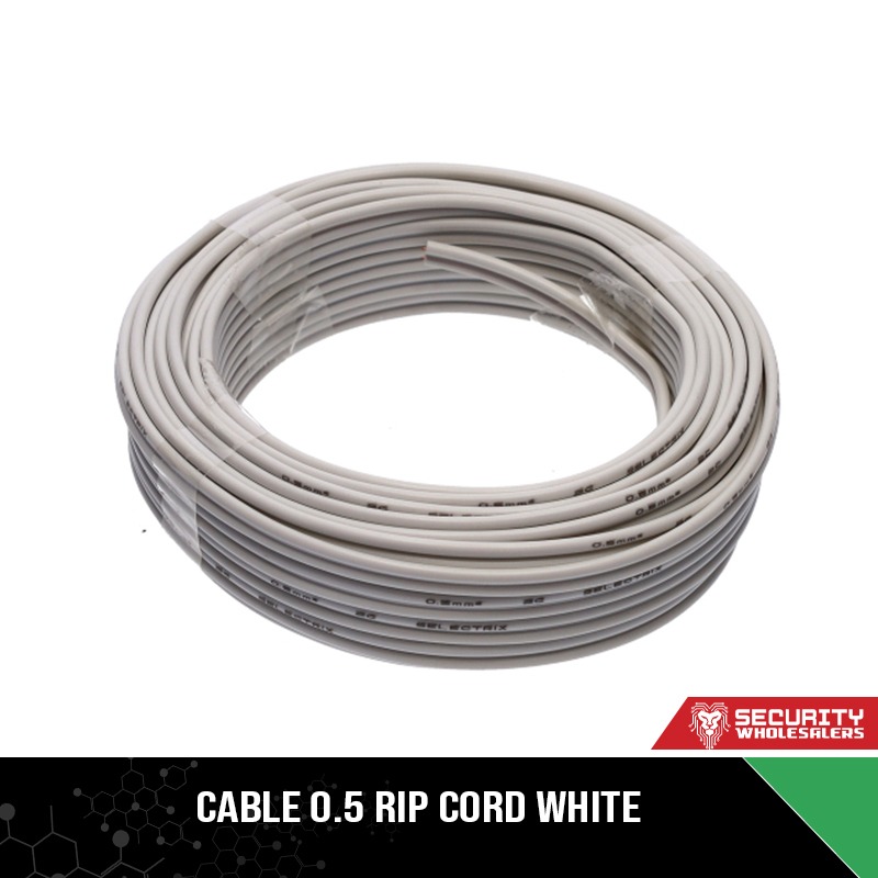 CABLE 0.5 RIP CORD WHITE (PA2003Y)