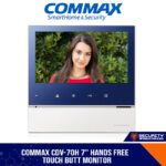 COMMAX CDV-70H 7" HANDS FREE TOUCH BUTT MONITOR