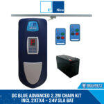 DC BLUE ADVANCED 2.2M CHAIN KIT INCL 2xTX4 + 24V SLA BAT
