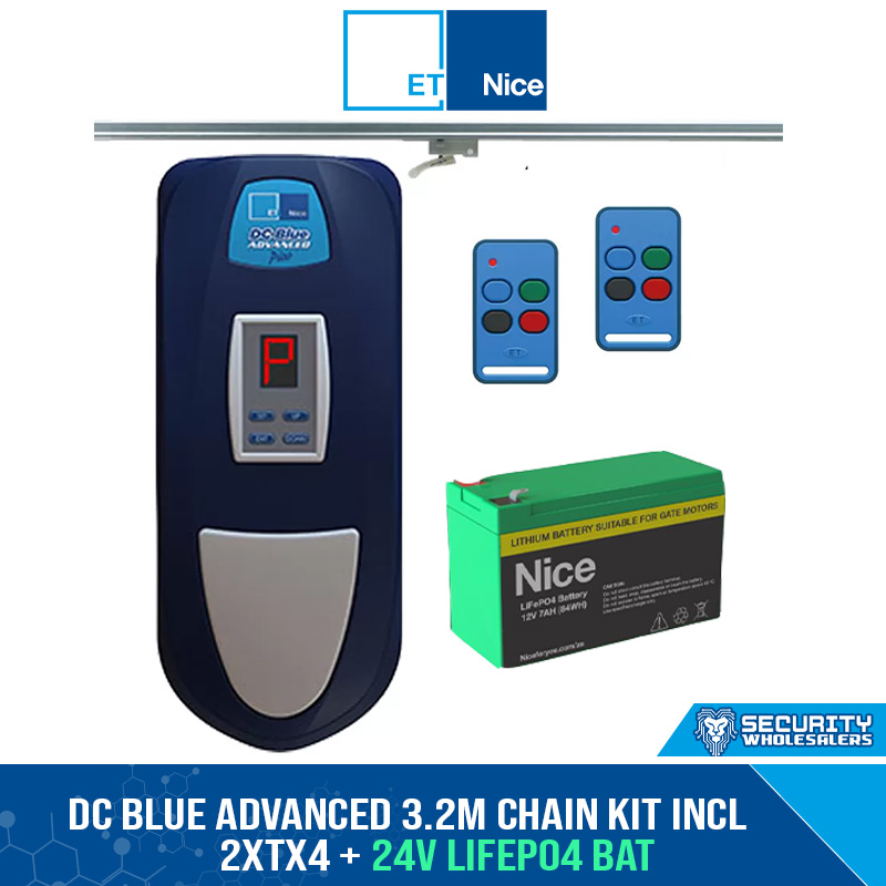 DC BLUE ADVANCED 3.2M CHAIN KIT INCL 2xTx4 + 24V LiFePO4 BAT