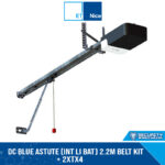 DC Blue Astute (Internal Li battery) 2.2m Belt Kit + 2xTx4 Remotes - 03512-000