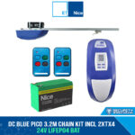 DC Blue Pico 3.2m Chain Kit Including 2xTX4 Remotes + 24V LiFePO4 Battery - 02125-030