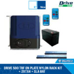 DRIVE 500 TRF ON PLATE NYLON RACK KIT + 2xTX4 + SLA BAT