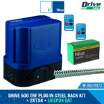 DRIVE 500 TRF PLUG IN STEEL RACK KIT + 2xTX4 + LiFePO4 BAT