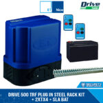 DRIVE 500 TRF PLUG IN STEEL RACK KIT + 2xTX4 + SLA BAT