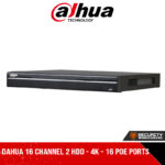 Dahua 16 Channel 2 HDD - 4K - 16 POE Ports (DHI-NVR5216-16P-4KS2E)