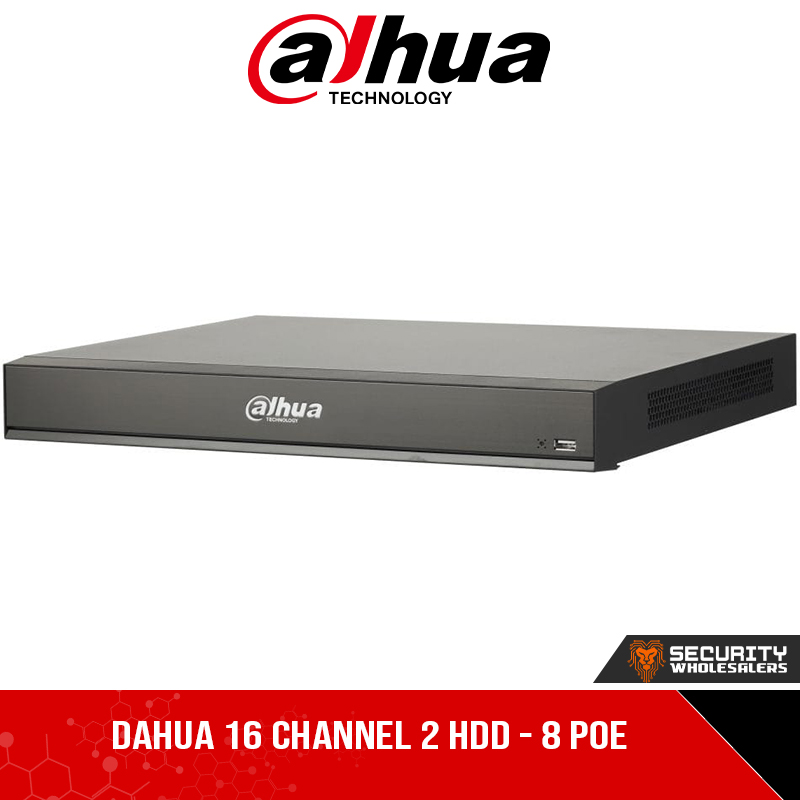 Dahua 16 Channel 2 HDD - 8 POE (DHI-NVR5216-8P-I/L)