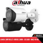 Dahua 2MP Bullet 40m IR 2.8mm - SD Card - Built-in Mic (DH-IPC-HFW2241S-S_2.8mm)