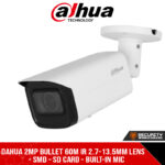 Dahua 2MP Bullet 60m IR 2.7-13.5mm Lens - SMD - SD Card - Built-in Mic (DH-IPC-HFW3241T-ZS-S2_2.7-13.5mm)