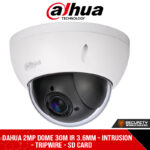 Dahua 2MP Dome 30m IR 3.6mm - Intrusion - Tripwire - SD Card (DH-IPC-HDBW2230E-S-S2_3.6mm)