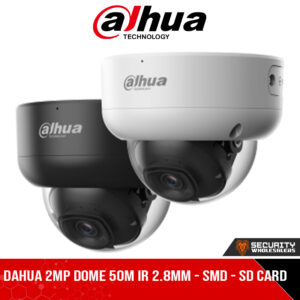 Dahua 2MP Dome 50m IR 2.8mm - SMD - SD Card (DH-IPC-HDBW3241E-AS-S2_2.8mm)