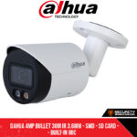 Dahua 4MP Bullet 30m IR 3.6mm - SMD - SD Card - Built-in Mic (DH-IPC-HFW2449S-S-IL_3.6mm)