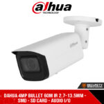 Dahua 4MP Bullet 60m IR 2.7-13.5mm - SMD - SD Card - Audio I/O (DH-IPC-HFW3541T-ZAS-S2_2.7-13.5mm)