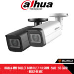 Dahua 4MP Bullet 60m IR 2.7-13.5mm - SMD - SD Card - Built-in Mic (DH-IPC-HFW2441T-ZS_2.7-13.5mm)